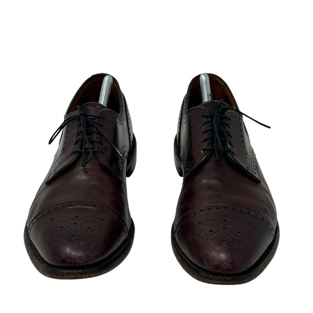 Allen Edmond Mens size 11.5 Burgundy Wingtip McAllister 81375